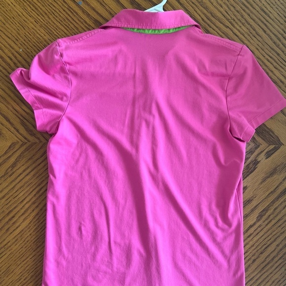 Polo Golf pink and green shirt - Picture 3 of 3